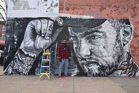 Artist Jeremy Raymer Paints New Mac Miller Mural In Prep For Northside Listening Party